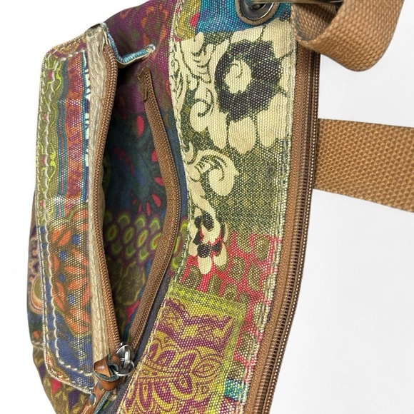 Vintage Fossil Boho Canvas Crossbody - Picture 4 of 10